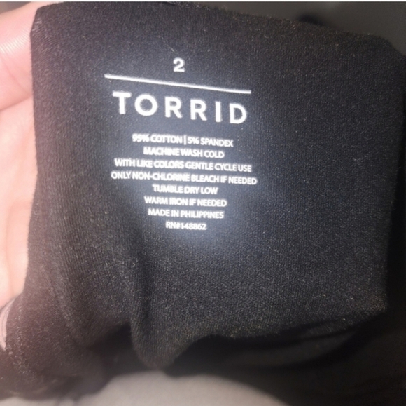 Like new Torrid 2 Foxy V-Neck Halter Top - Picture 5 of 5